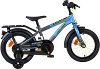 Volare thombike kinderfiets - jongens - 14 inch - blauw grijs