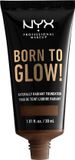 NYX Professional Makeup Born To Glow! Naturally Radiant Foundation - Deep Walnut BTGRF22.7