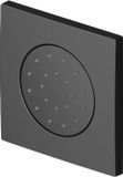 Hotbath Mate M135 bodyjet encastré carré noir poli PVD