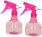 Plasticforte Waterverstuiver - plantenspuit - 4x - 330 ml - roze