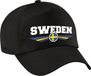 Bellatio Decorations Zweden / Sweden landen pet zwart kinderen - Zweden / Sweden baseball cap - EK / WK / Olympische spelen outfit