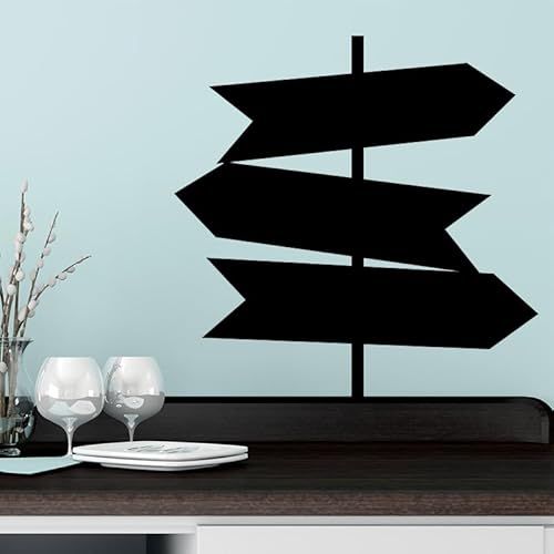 Ambiance Sticker leisteen krijtbord - 110 x 110 cm