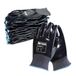 Unigloves Nitrex 250FC herbruikbare handschoenen met nitrilcoating en polyestervoering, grijs/zwart, 10 paar