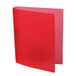 Idena 224336 - Ringband DIN A4, PP, 2 ringen, 35 mm rugbreedte, doorschijnend rood, 1 st.