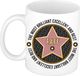Bellatio Decorations Naam mok Raff - wit - Most Brilliant - keramiek - 300 ml - collega beker - cadeau