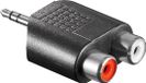 Goobay Wentronic GmbH 3,5mm Jack (m) - Tulp (v) stereo audio adapter