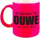 Bellatio Decorations Shoppartners Bv Koffiemok - 300 ml - Neon Roze