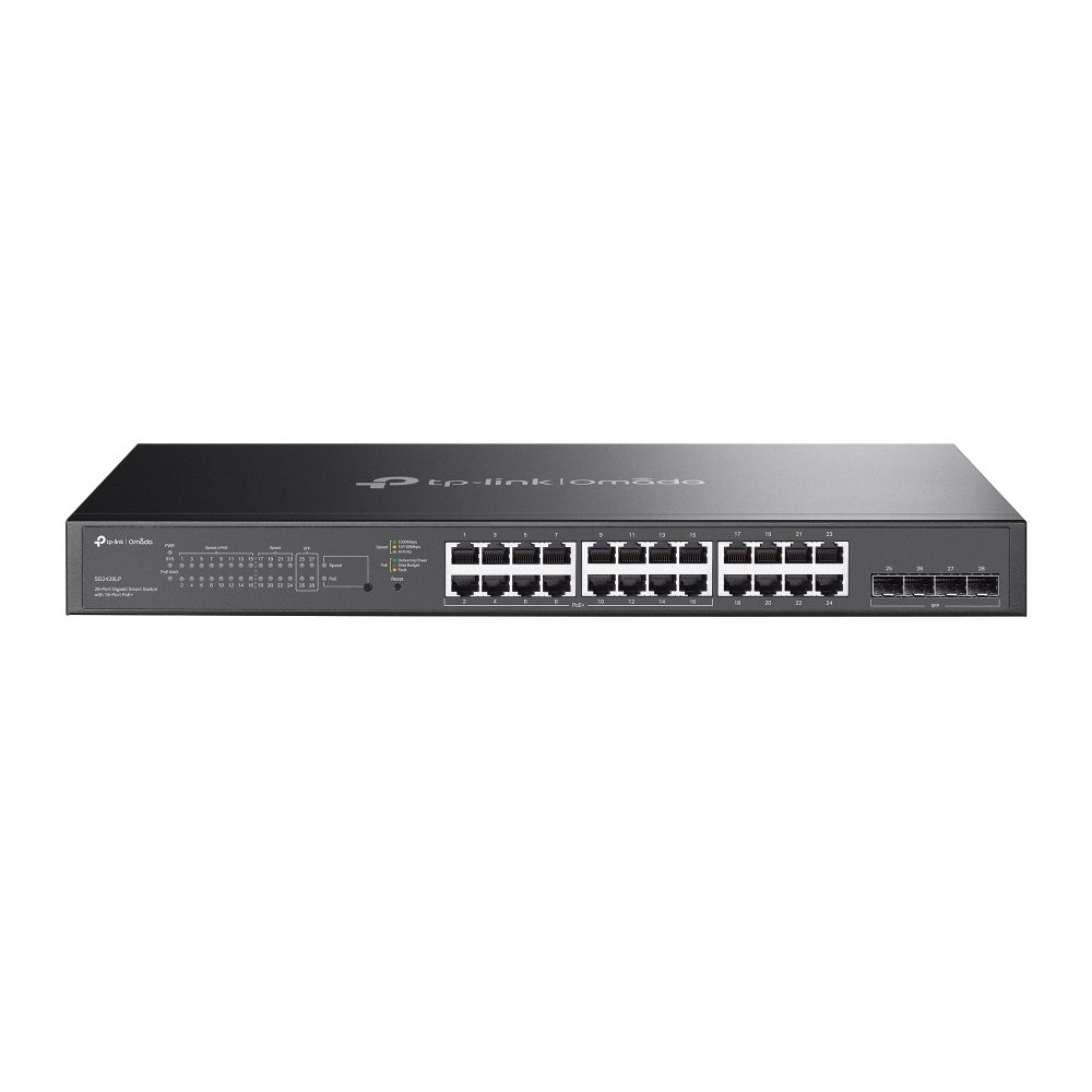 TP-Link Omada SG2428LP - Managed PoE Switch - 24-poorts - Gigabit