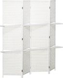 HOMCOM Privacyscherm Papier 181x180x1,6cm Wit