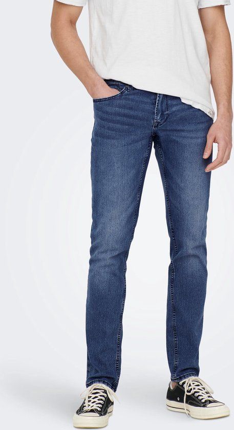 ONLY & SONS Onsloom Slim Fit Jeans - Medium Blue Denim - Men's W31/L30
