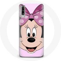 Maniacase Hoesje voor Samsung Galaxy A70 Minnie Mouse Cartoon Roze