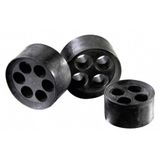 Wiska 10064392 MFD 12/04/020 M12 4 x 0 - 2 mm Elastomeer Zwart 1 stuk(s)