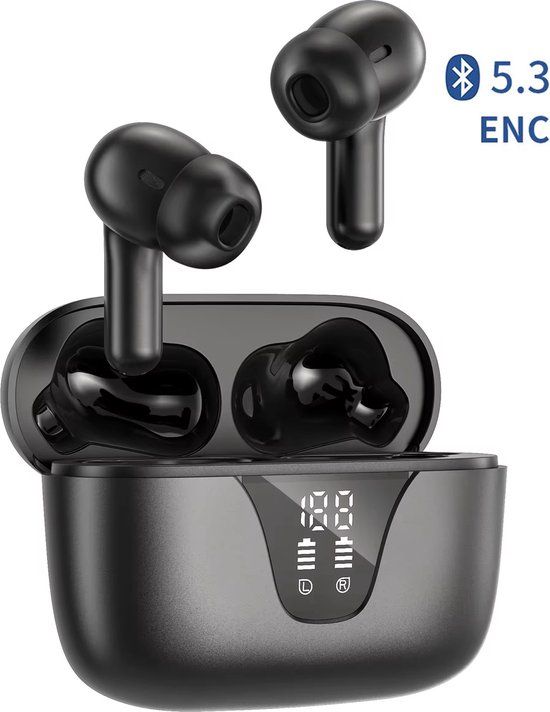 Soundvibe Earbuds Pro Zwart - Draadloos met Noice Cancelling