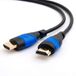 KabelDirekt HDMI kabel 5 m Zwart, Blauw