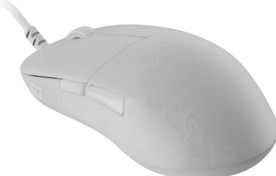 Endgame Gear XM2 8k White Frost - Muis Bedraad - PixArt PAW 3395 - Kailh GX mechanische switches - 26.000 DPI - Flex Cord 6.0