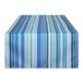 DII Multi-gebruik, Machine Wasbaar, Gestreept, Polyester, Blauw Oceaan, Tafelloper, 14x72