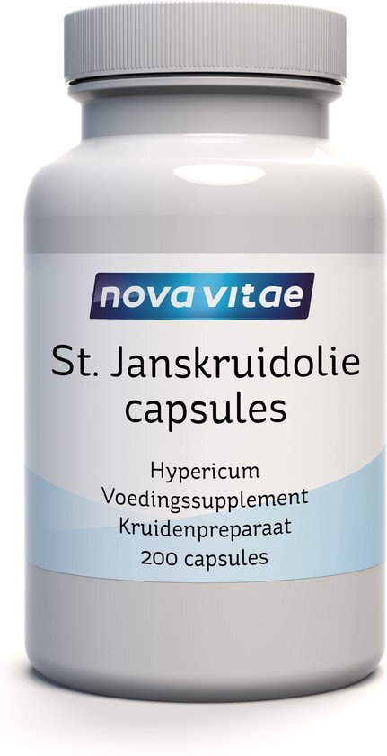 Nova Vitae St Janskruidolie Capsules 200st