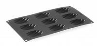 Hendi Moule en silicone GN 1/3 - Madeleines 9 cavités 70x47x17 mm