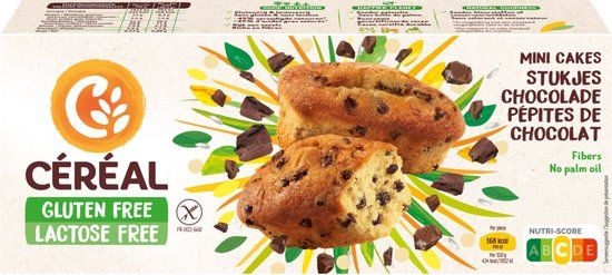Céréal Mini Cakes Chocolade Glutenvrij & Lactosevrij - 6 x 230g