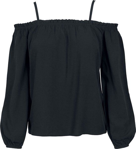 Urban Classics Cold Shoulder Longsleeve Dames Shirt met lange mouwen - S