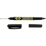 C.K T3593 Marqueur permanent Noir 1 mm, 0,7 mm 20 pièce(s)