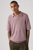 Levi's Dillon polo met open kraag - Men's - XL - Roze / Quail