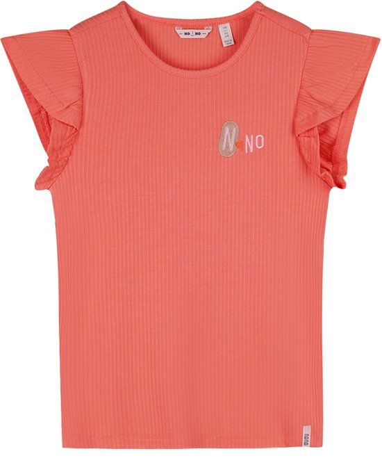 NONO Meisjes T-shirts - Maat 158/164 - Koraal