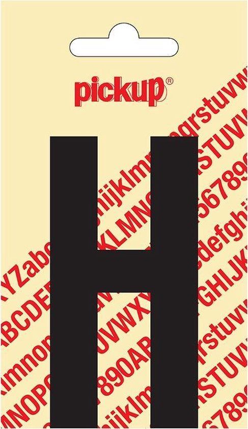 Pickup Plakletter Nobel 90 mm Zwart H