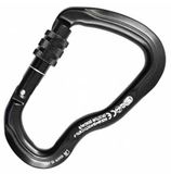 Kong Italy Ferrata Threaded Karabijnhaak Zwart