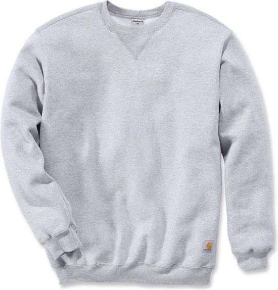 Carhartt Midweight Crewneck Sweatshirt - Heather Grey - Men's - Size S
