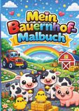 Mein Bauernhof Malbuch für Kinder ab 3 Jahren