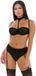 Forplay On the Prowl Choker Lingerie Set - Black