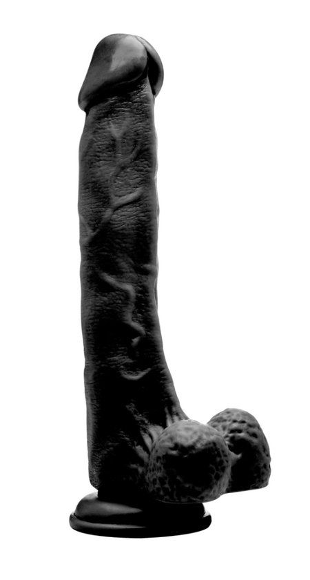 RealRock Realistic Cock 27 cm - Black