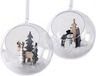 Rayher hobby materialen Rayher Hobby Gmbh 5x Transparante DIY open kerstbal 12 cm
