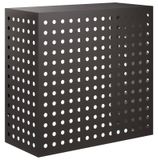 Syfax Airconditioner hoes Zwart 110 x 50 x 105 cm Staal