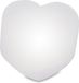 Himalaya Salt Dreams Wit Zoutlampje met LED verlichting op Houten voet, Hart