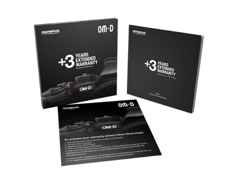 Olympus 3 jaar extra waarborg (voor OM-D)