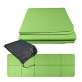 Relaxdays Yogamat, 6 mm dik, 61 x 183 cm, kleurkeuze | Opvouwbaar, met tas, antislip, sportmat, yoga, pilates, fitness