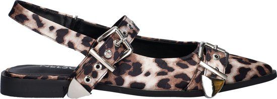 Nelson dames slingback - Leopard - Maat 40