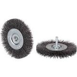 Rhodius Rhodius SRBWBM, 10 stuks brosse ronde 100 x 12 x 22 x 6,0 mm, gegolfd, Topline, voor staal SRBWBM 353029 10 stuk(s)