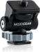 MOJOGEAR mount met cold shoe voor lamp/monitor/microfoon - 360 graden Draaibaar en 180 graden Kantelbaar — Monitor mount - Microfoon mount - Light mount - Tilt Head voor camera en statief - Metaal - Zwart