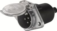 HELLA Stopcontact - 24V - 7-polig - platte aansluiting