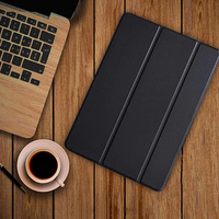 Stuff Certified iPad Mini 5 Leren Vouwbare Cover Hoesje Case Zwart
