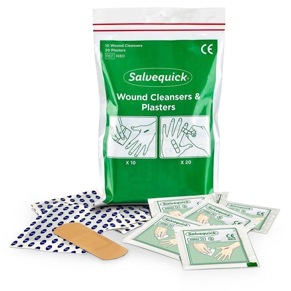 Salvequick® Wound Cleansers & Plasters 1880 - 30 pleisters