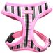 Dogue D_CANVG zacht harnas canvas, gestreept roze, M