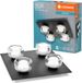 LEDVANCE ORBIS Flame wand- en plafondlamp met LED, zwart