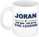 Bellatio Decorations naam cadeau mok - Joran - man myth legend - koffiemok - 300 ml - collega - vaderdag