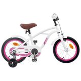 vidaXL Kinderfiets 14 Inch Wit