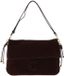 Coccinelle Leren schoudertas Lidia Handbag Suede Leather / Smooth Leather Brunette / Brunet donkerbruin