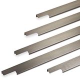 SOTECH Meubelgreep BLANKETT Slim Lengte 145 mm RVS-optiek geborsteld Greeplijst